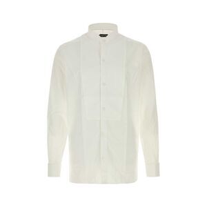 Tom Ford Men White Cotton Shirt